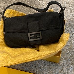 Fendi Wool Baguette